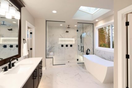 interior bathroom with cv carpentry renovation